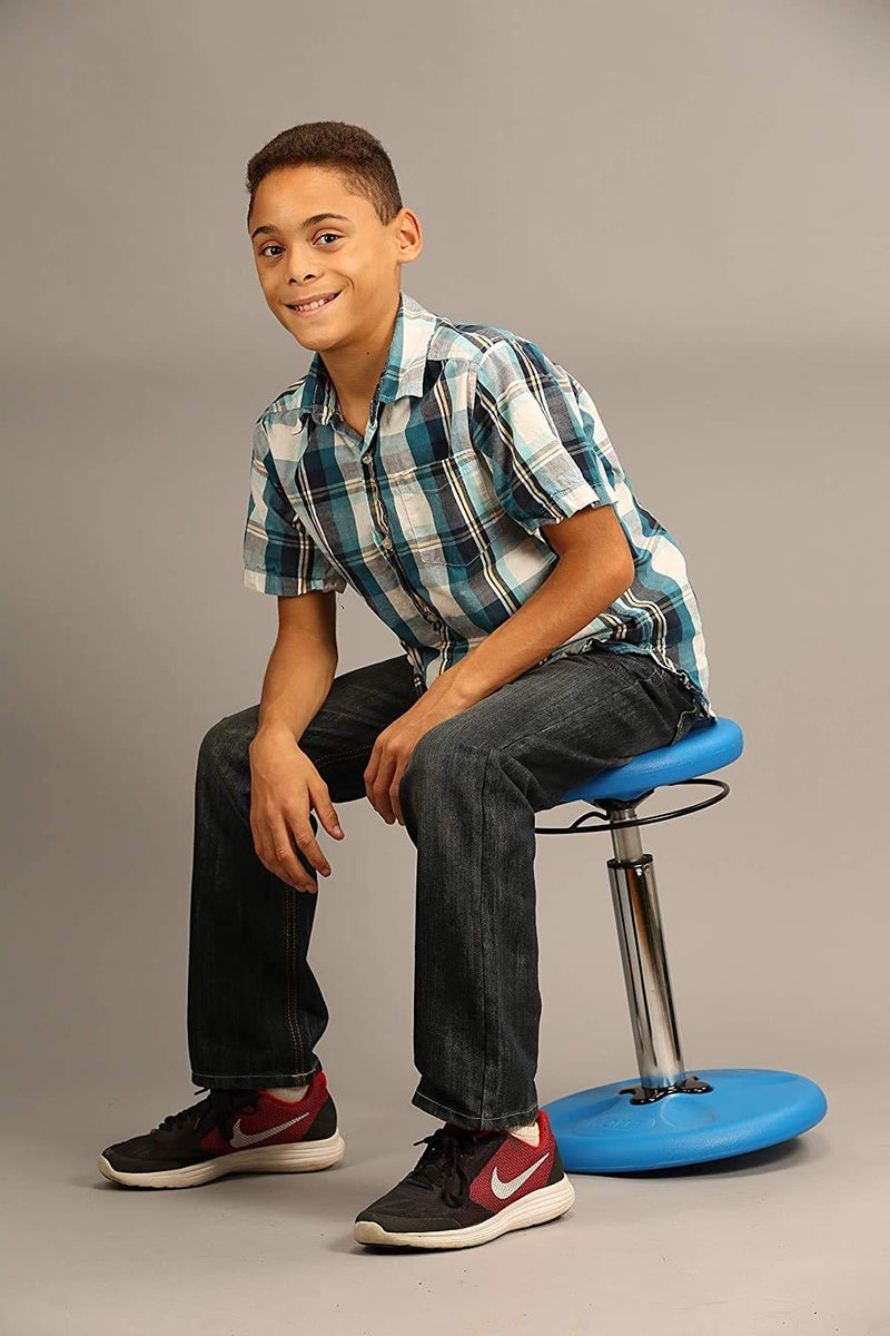 KORE DESIGN LLC KORE DESIGN Adjustable Wobble Stool Chair, Girls + Boys Kid Desk Stools, Ergonomic Small Office Chairs, Flexible Seating for Active Kids, ADD/ADHD, Classroom, Home, Age 6-11, Standard (14-19in), Green - Image 5